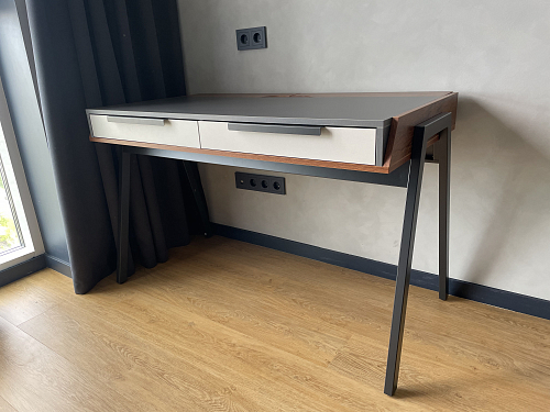 Компьютерный стол Roks dark pine фото покупателя 1