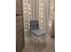 Стул на металлокаркасе Чилли светло-серый / черный фото покупателя 177