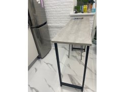 Барная стойка Дилан Лофт 120х40х90 бетон светлый фото покупателя 50