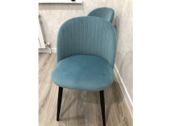 Стул на металлокаркасе Gabi 1 бежевый / черный с серебряными наконечниками фото покупателя 474