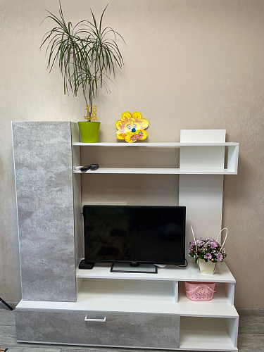 Готовая гостиная Jimenez дуб венге / белый глянец фото покупателя 68