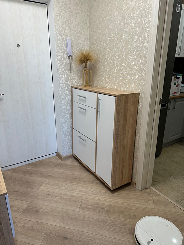 Обувница ТП-4 дуб сонома / белый  - Уцененный экземпляр фото покупателя 13