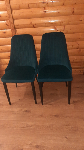 Стул на металлокаркасе Kora dark gray / black фото покупателя 318