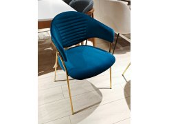 Кресло Turin велюр серый / черный из шоурума 13