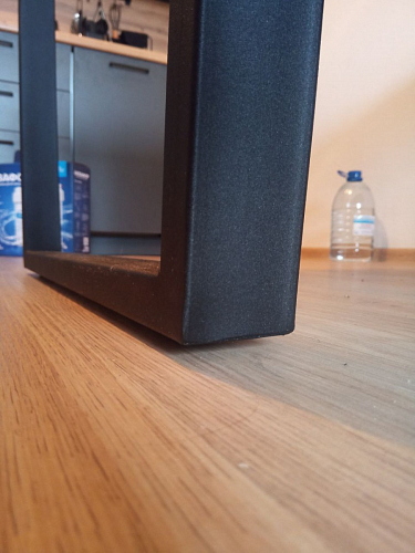 Стол Лота Лофт 140 25 мм черный матовый / бетон фото покупателя 154