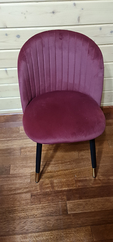 Стул на металлокаркасе Gabi dark beige / black / silver фото покупателя 937