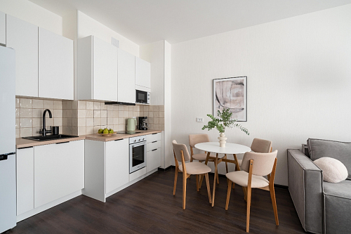 Керамический стол Гравент 90 белый мрамор snow white / черный фото покупателя 2