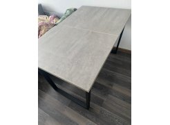 Стол Лота Лофт 140 25 мм черный матовый / бетон фото покупателя 838