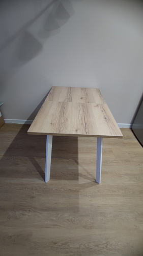 Стол раскладной Колон Лофт 120 32 мм дуб галифакс табако / черный матовый фото покупателя 47