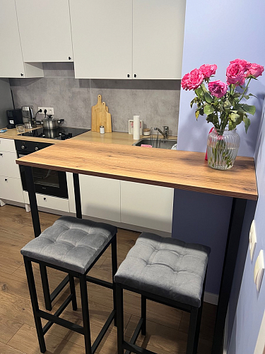 Барная стойка Дилан Лофт 120х50х90 бетон фото покупателя 188