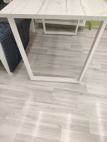 Стол Лота Лофт 120 25 мм дуб делано темный / черный матовый фото покупателя 372