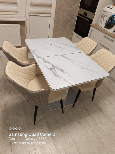 Стул на металлокаркасе Velen light gray / black фото покупателя 9