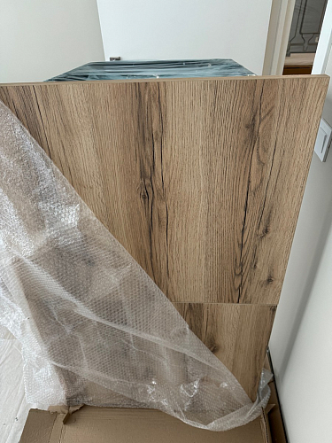 Стол Лота Лофт 120 25 мм дуб делано темный / черный матовый фото покупателя 471