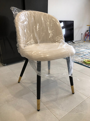 Стул на металлокаркасе Gabi gray / black фото покупателя 372