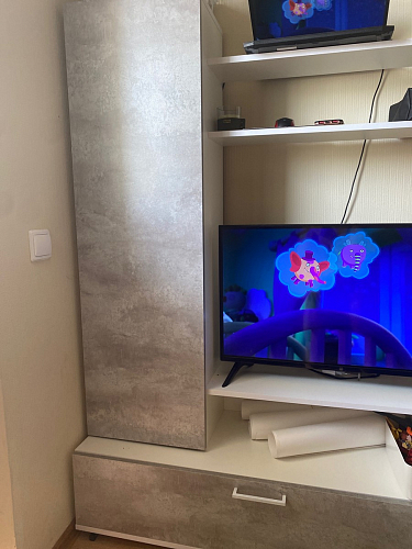 Готовая гостиная Jimenez дуб венге / белый глянец фото покупателя 104