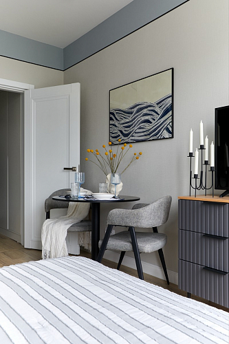 Стул на металлокаркасе Twin серый / черный фото покупателя 11