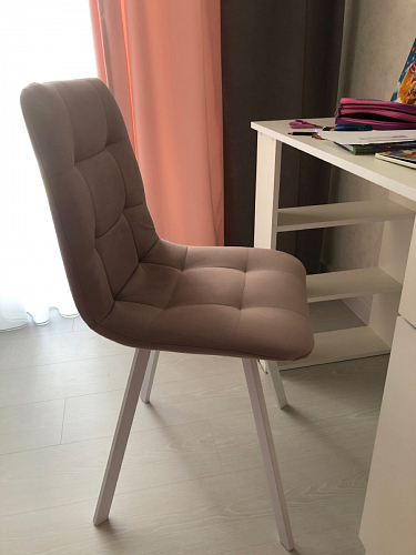 Стул на металлокаркасе Чилли зеленый / белый каркас фото покупателя 70