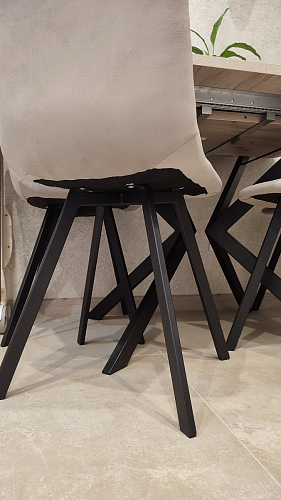 Стул на металлокаркасе Чилли зеленый / черный фото покупателя 1473