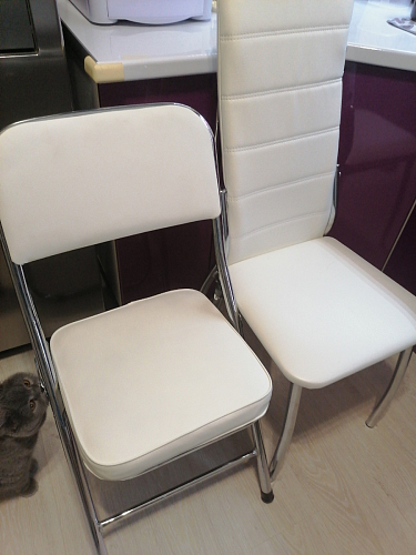 Стул Chair раскладной белый фото покупателя 1