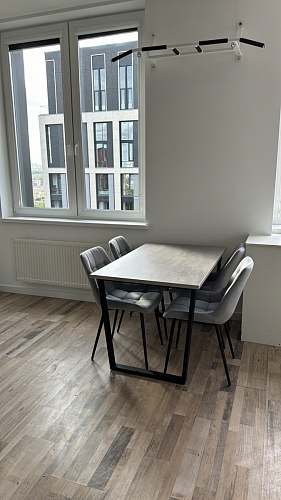 Деревянный стол Лота Лофт 140х80 дуб крафт табачный / черный матовый фото покупателя 535