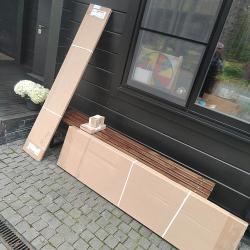 Шкаф платяной ОФ-31К блэквуд сатиновый фото покупателя 1