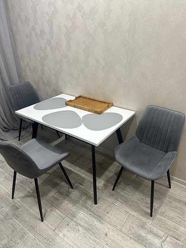 Стул на металлокаркасе Седа К кирпичный / черный фото покупателя 235