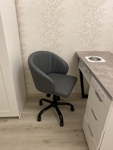 Компьютерное кресло Пард confetti silver серый / черный фото покупателя 231