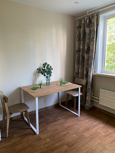 Деревянный стол Лота Лофт 120х75 белый матовый / дуб крафт золотой фото покупателя 772