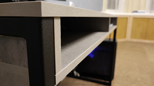 Письменный стол Леон Лофт бетон / черный матовый фото покупателя 94