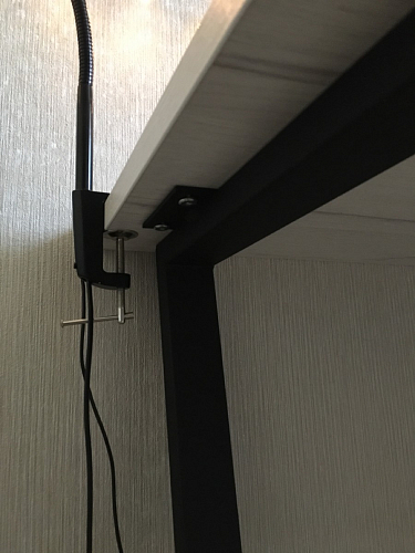 Деревянный стол Лота Лофт 140х80 черный матовый / бетон светлый фото покупателя 185