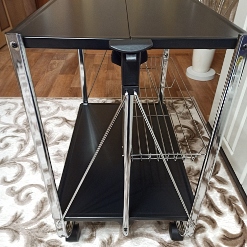 Столик сервировочный SC-5119 складной черный фото покупателя 35