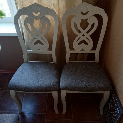 Стул деревянный Андромеда/Andromeda слоновая кость / коричневый S 168-7 фото покупателя 2