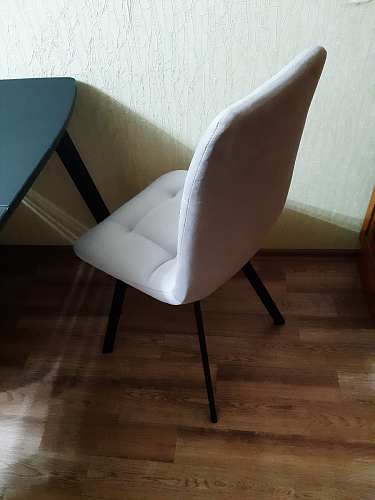 Стул на металлокаркасе Чилли черный / зеленый фото покупателя 1353