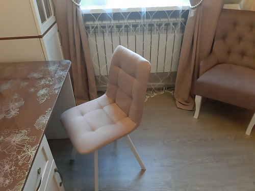 Комплект стульев Чилли 4 шт темно-серый / черный фото покупателя 5