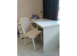 Стул на металлокаркасе Kora beige / black фото покупателя 7