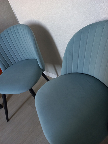 Стул на металлокаркасе Gabi gray / black фото покупателя 402