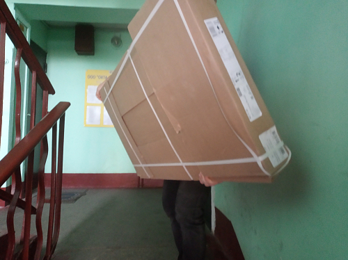 Стол компьютерный КСТ-16 бетон / белый фото покупателя 139