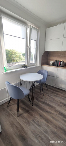 Стул на металлокаркасе Gabi 1 light purple / black / gold фото покупателя 221