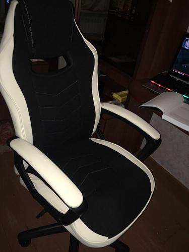 Компьютерное кресло Gamer черное / бежевое фото покупателя 48