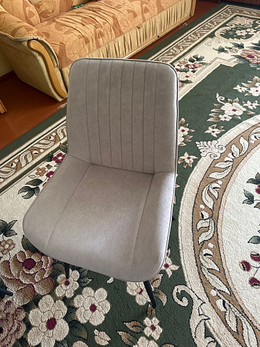 Стул на металлокаркасе Седа К латте / черный фото покупателя 297