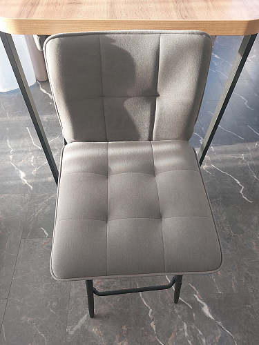 Барный стул Bari серый велюр фото покупателя 30