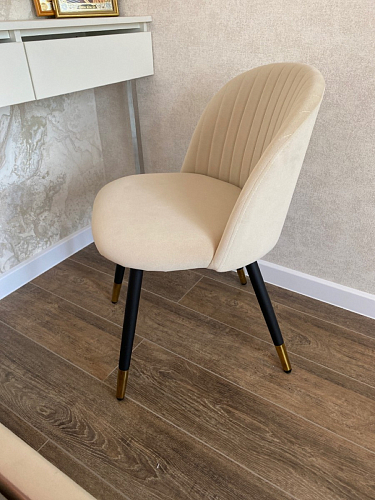 Стул на металлокаркасе Gabi 1 line light blue / black фото покупателя 197