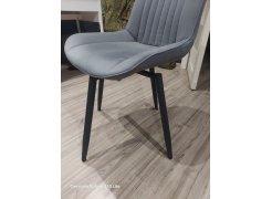 Стул на металлокаркасе Вейв темно-серый / черный фото покупателя 298