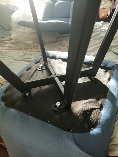 Стул на металлокаркасе Чилли зеленый / черный фото покупателя 735