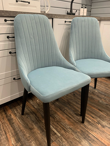 Стул на металлокаркасе Kora green / black фото покупателя 462