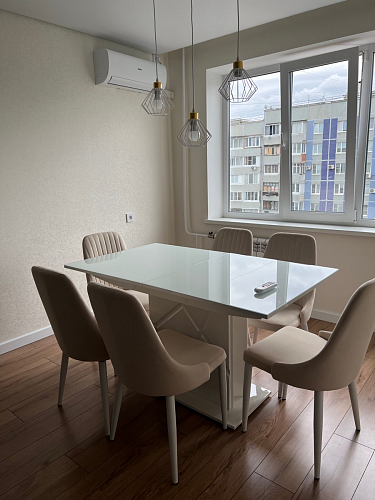 Стул на металлокаркасе Kora light purple / black фото покупателя 42