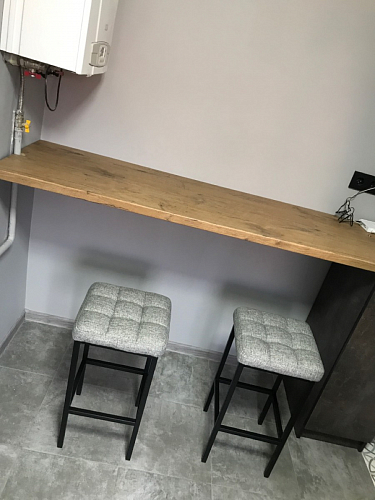 Барный стул Лофт катания минт / белый матовый фото покупателя 228