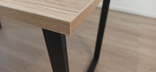 Деревянный стол Лота Лофт 120х75 белый матовый / дуб крафт золотой фото покупателя 466