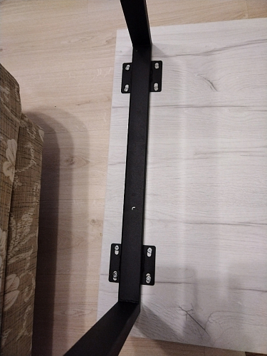 Деревянный стол Лота Лофт 140х80 дуб крафт табачный / черный матовый фото покупателя 526