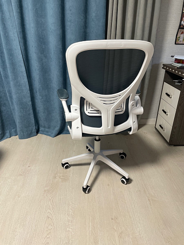 Компьютерное кресло Konfi light gray / blue / white фото покупателя 229